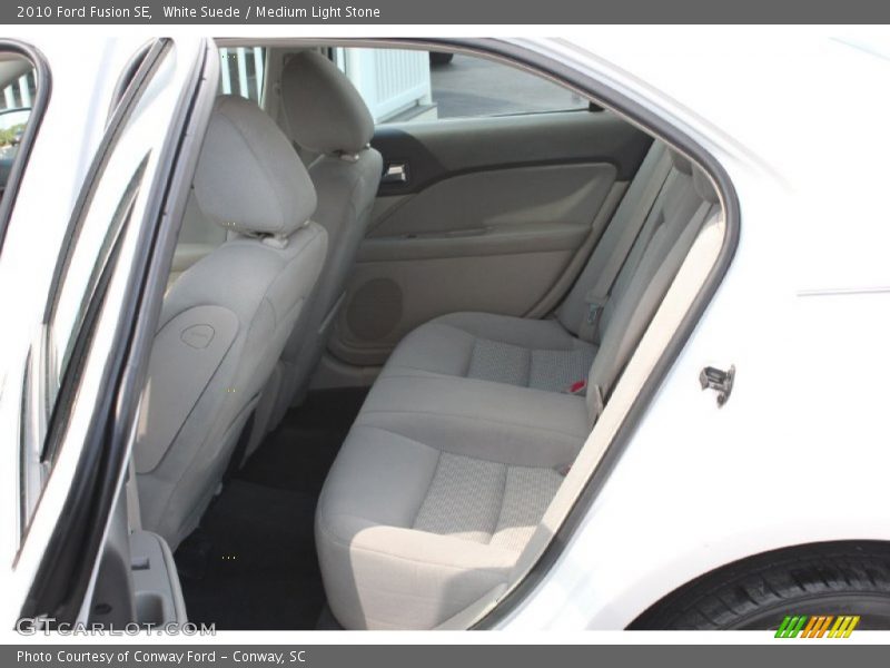 White Suede / Medium Light Stone 2010 Ford Fusion SE