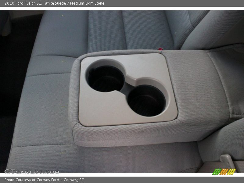 White Suede / Medium Light Stone 2010 Ford Fusion SE
