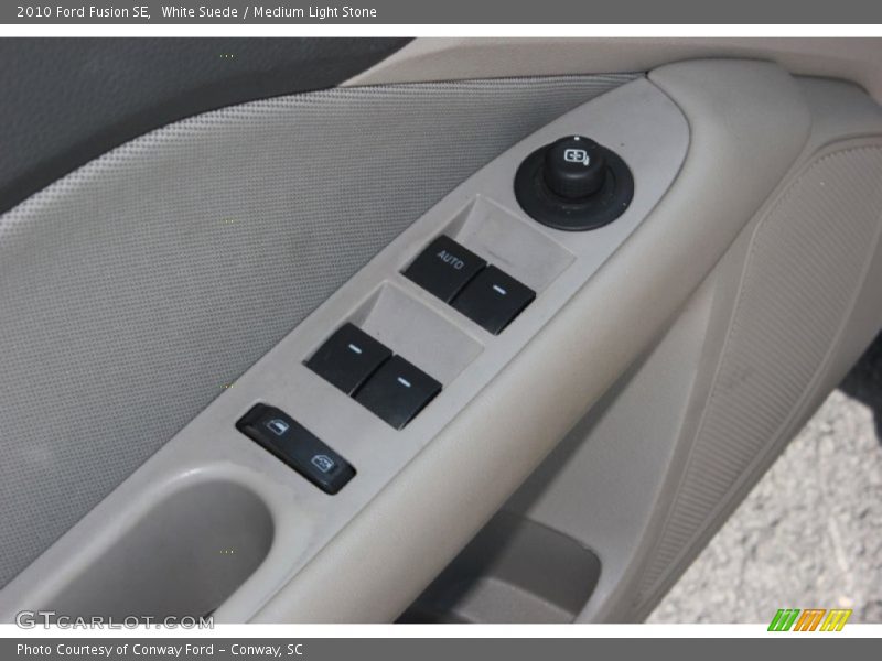 White Suede / Medium Light Stone 2010 Ford Fusion SE