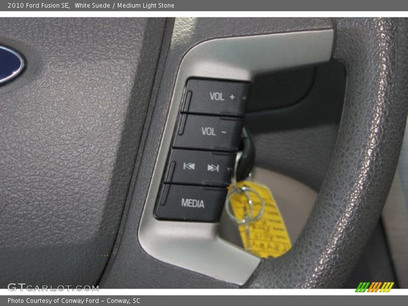 White Suede / Medium Light Stone 2010 Ford Fusion SE
