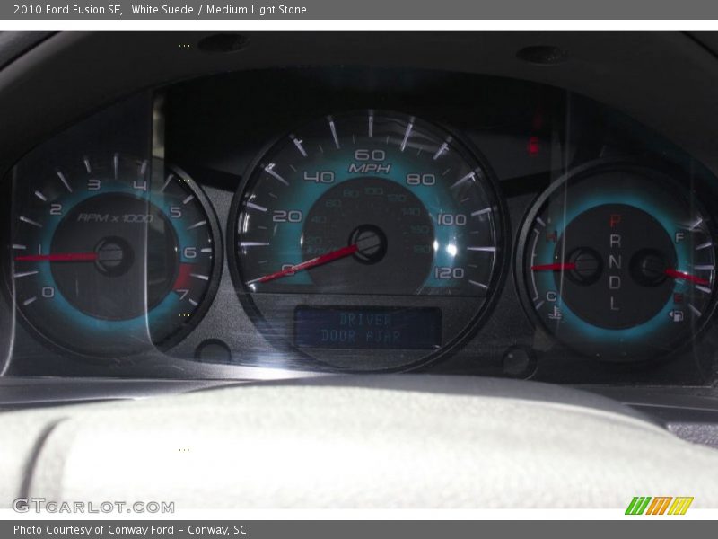 White Suede / Medium Light Stone 2010 Ford Fusion SE