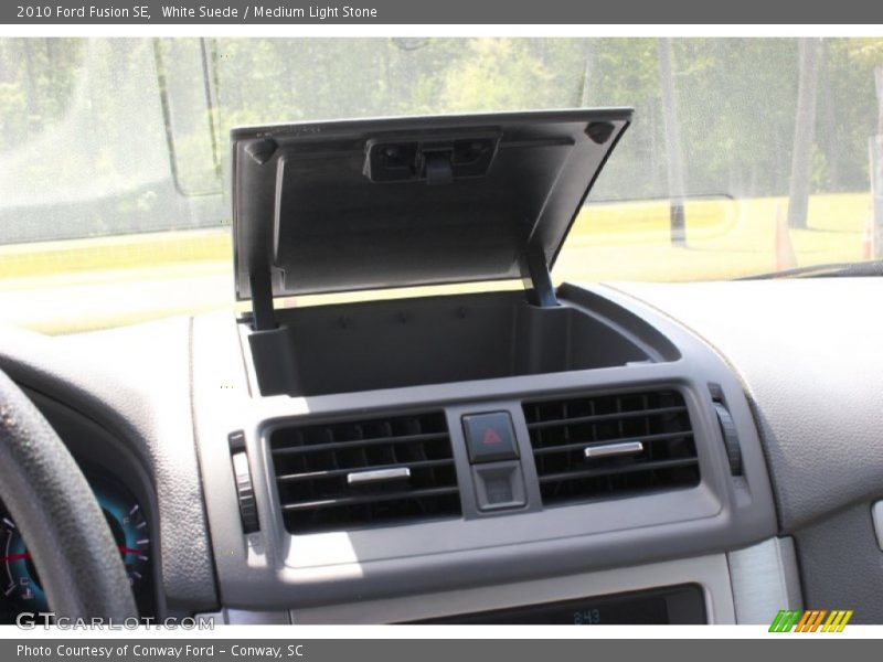 White Suede / Medium Light Stone 2010 Ford Fusion SE