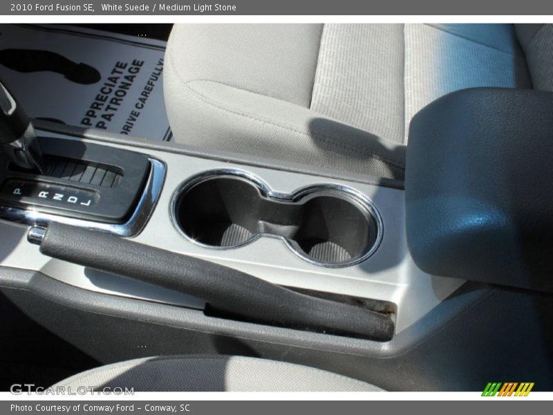 White Suede / Medium Light Stone 2010 Ford Fusion SE