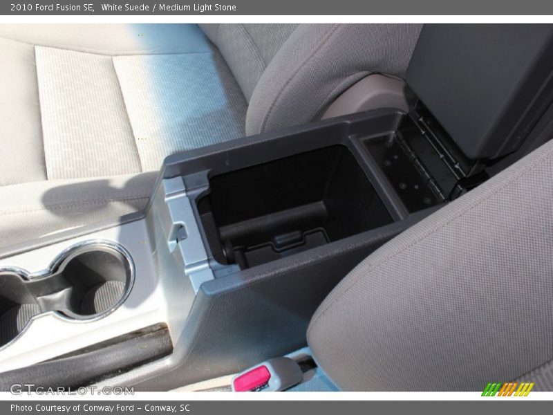 White Suede / Medium Light Stone 2010 Ford Fusion SE