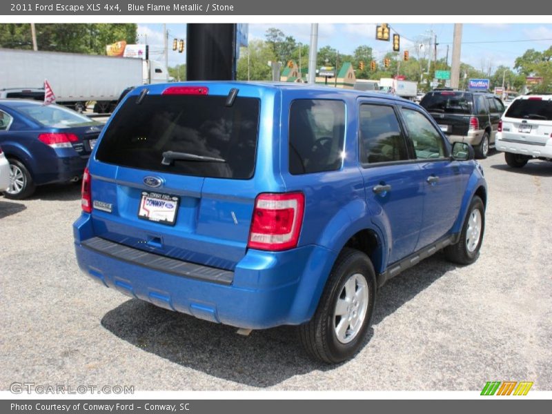 Blue Flame Metallic / Stone 2011 Ford Escape XLS 4x4