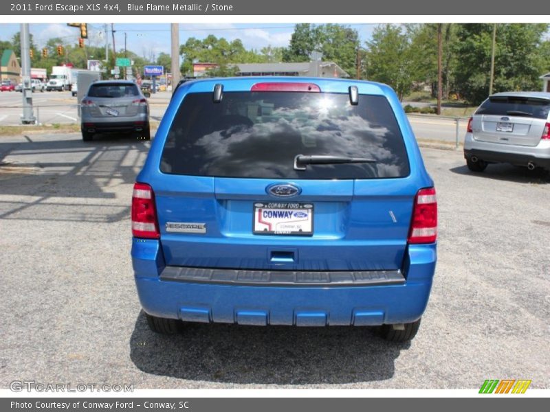 Blue Flame Metallic / Stone 2011 Ford Escape XLS 4x4