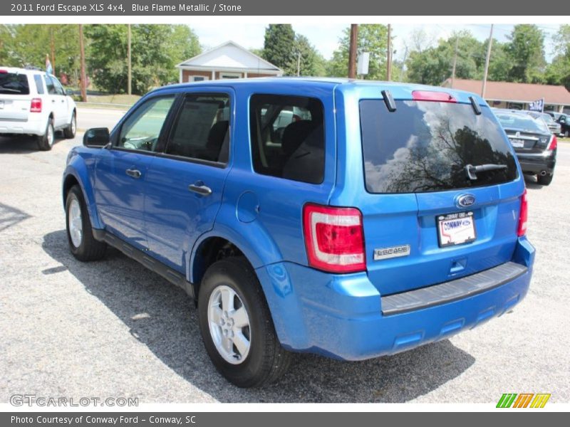 Blue Flame Metallic / Stone 2011 Ford Escape XLS 4x4