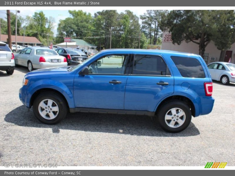 Blue Flame Metallic / Stone 2011 Ford Escape XLS 4x4