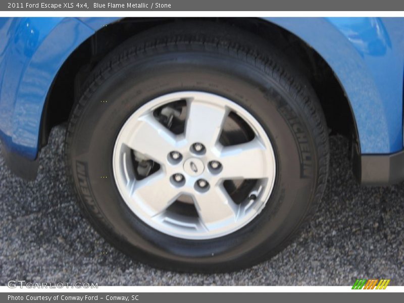 Blue Flame Metallic / Stone 2011 Ford Escape XLS 4x4