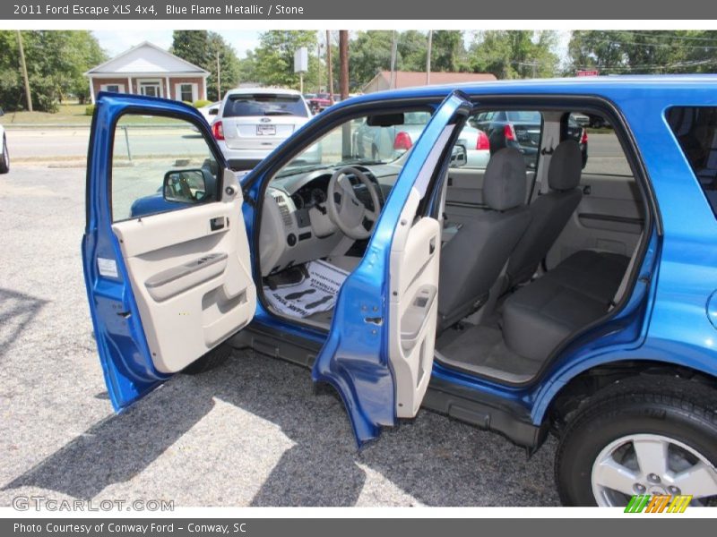 Blue Flame Metallic / Stone 2011 Ford Escape XLS 4x4