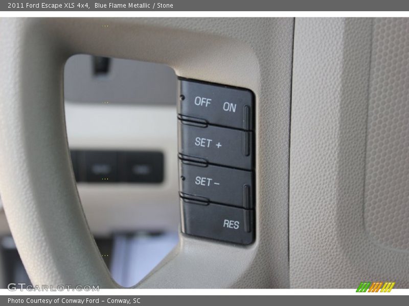 Blue Flame Metallic / Stone 2011 Ford Escape XLS 4x4
