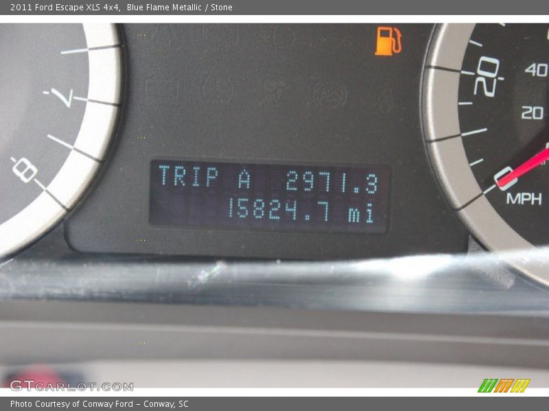 Blue Flame Metallic / Stone 2011 Ford Escape XLS 4x4