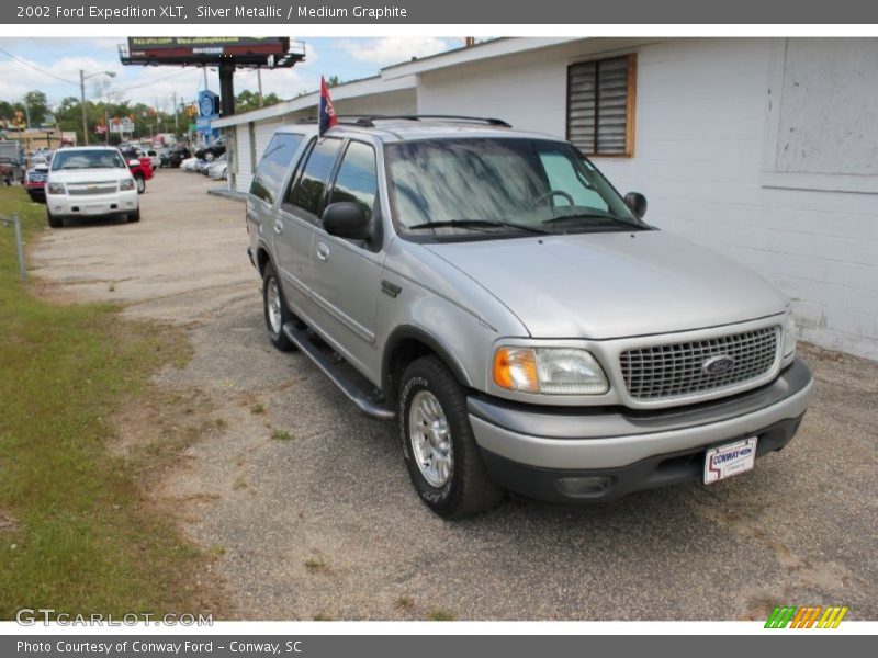 Silver Metallic / Medium Graphite 2002 Ford Expedition XLT