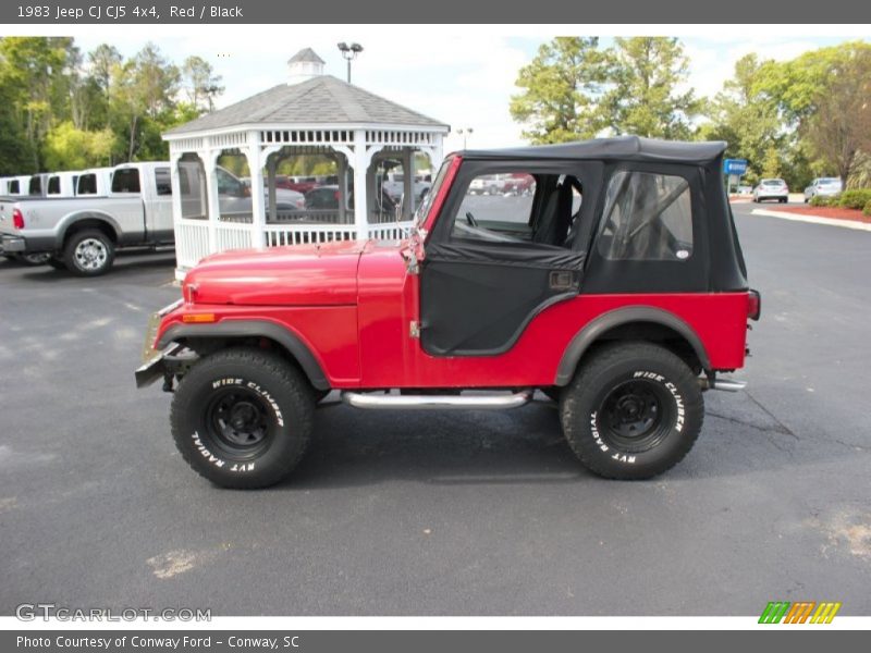 Red / Black 1983 Jeep CJ CJ5 4x4