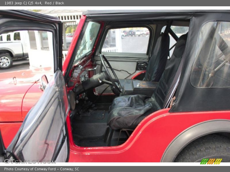 Red / Black 1983 Jeep CJ CJ5 4x4