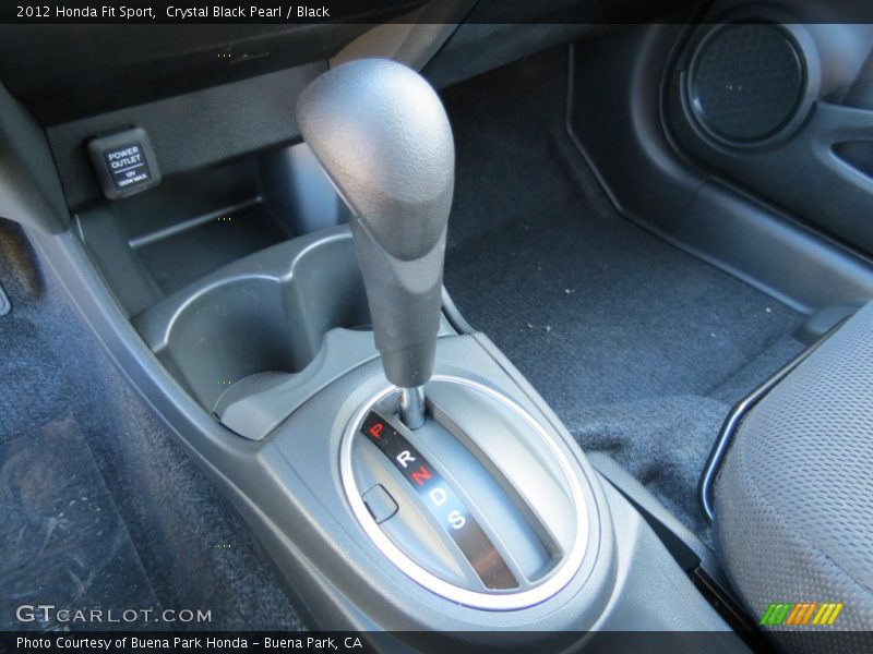 Crystal Black Pearl / Black 2012 Honda Fit Sport