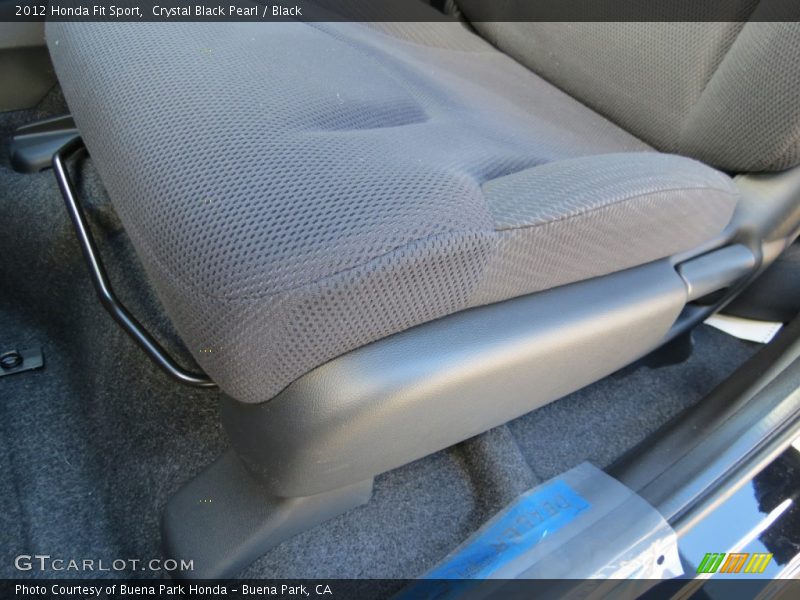 Crystal Black Pearl / Black 2012 Honda Fit Sport