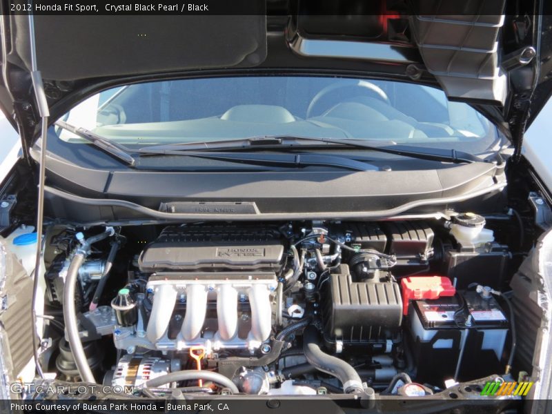 Crystal Black Pearl / Black 2012 Honda Fit Sport