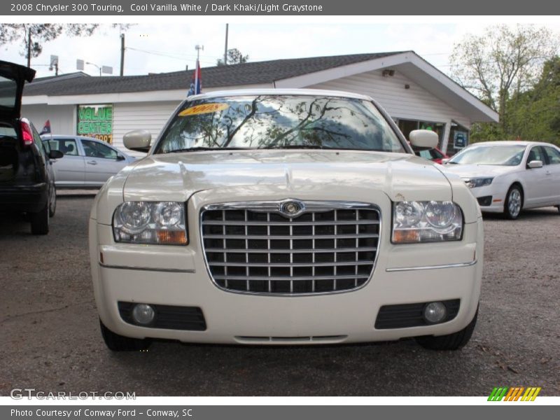 Cool Vanilla White / Dark Khaki/Light Graystone 2008 Chrysler 300 Touring