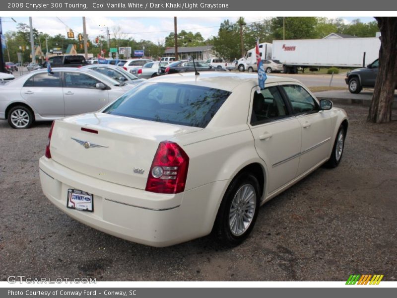 Cool Vanilla White / Dark Khaki/Light Graystone 2008 Chrysler 300 Touring
