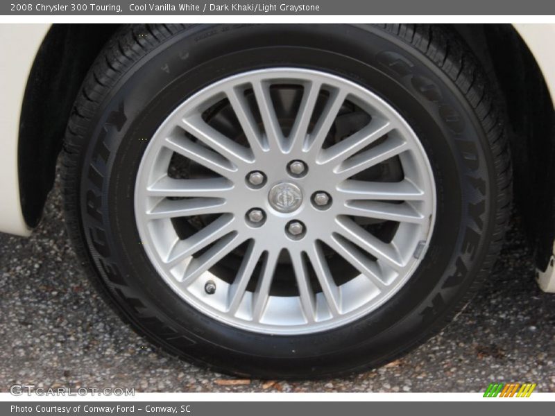 Cool Vanilla White / Dark Khaki/Light Graystone 2008 Chrysler 300 Touring
