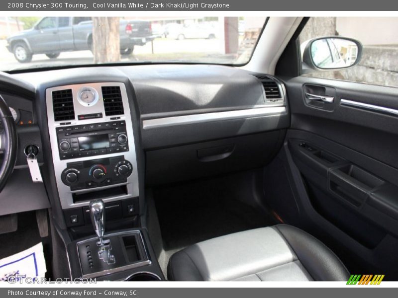 Cool Vanilla White / Dark Khaki/Light Graystone 2008 Chrysler 300 Touring