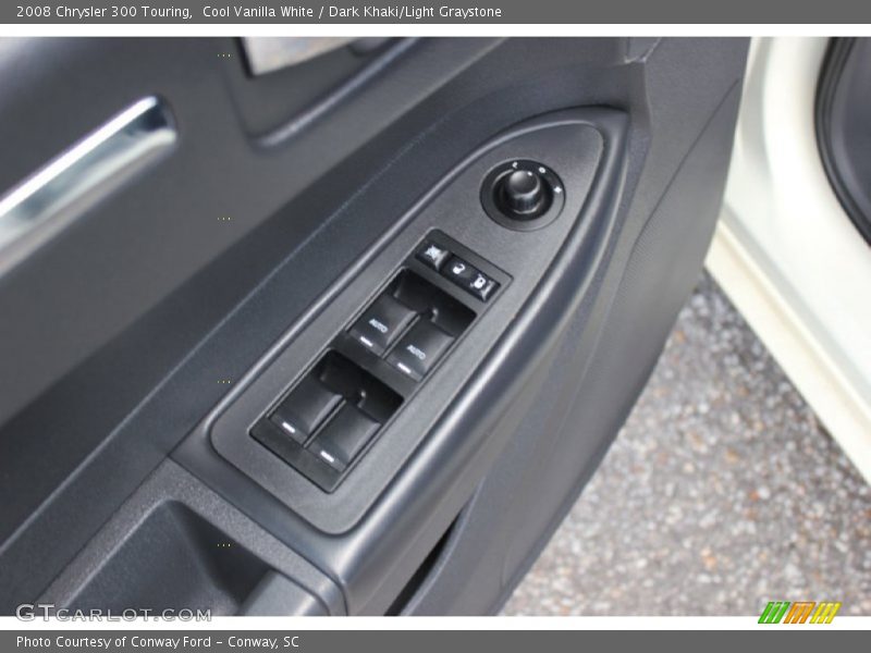 Cool Vanilla White / Dark Khaki/Light Graystone 2008 Chrysler 300 Touring