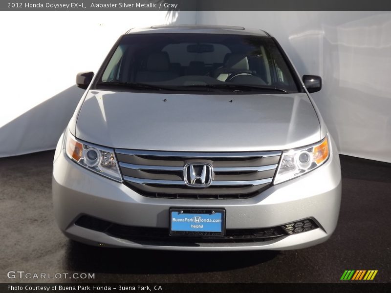 Alabaster Silver Metallic / Gray 2012 Honda Odyssey EX-L