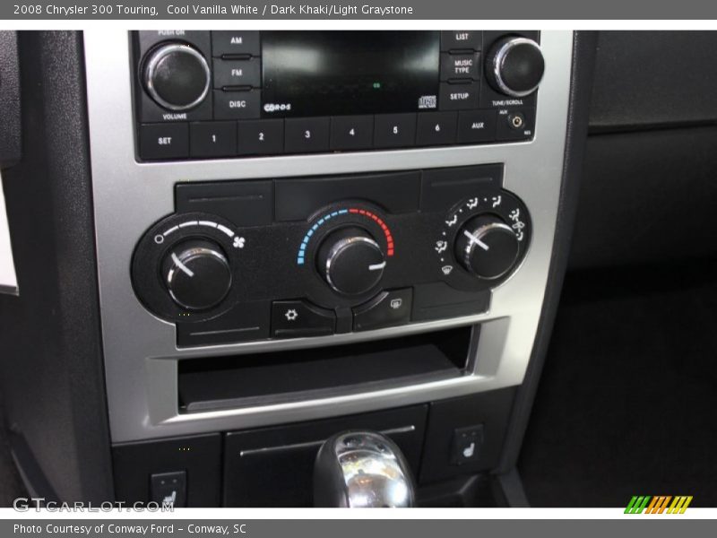 Cool Vanilla White / Dark Khaki/Light Graystone 2008 Chrysler 300 Touring