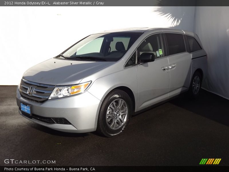 Alabaster Silver Metallic / Gray 2012 Honda Odyssey EX-L