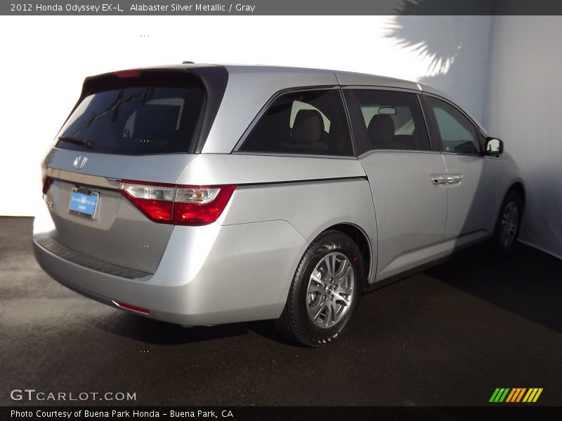 Alabaster Silver Metallic / Gray 2012 Honda Odyssey EX-L