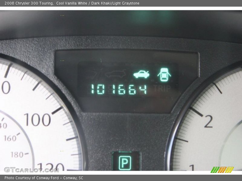 Cool Vanilla White / Dark Khaki/Light Graystone 2008 Chrysler 300 Touring