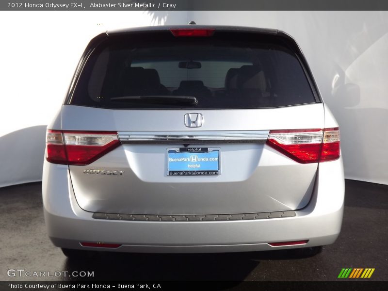 Alabaster Silver Metallic / Gray 2012 Honda Odyssey EX-L