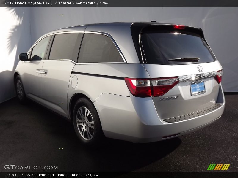 Alabaster Silver Metallic / Gray 2012 Honda Odyssey EX-L