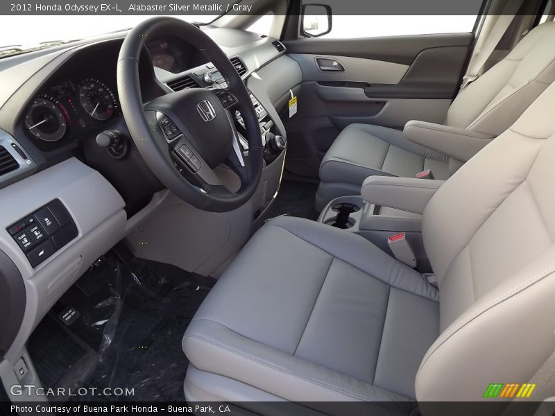 Alabaster Silver Metallic / Gray 2012 Honda Odyssey EX-L