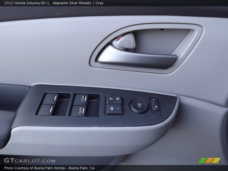 Alabaster Silver Metallic / Gray 2012 Honda Odyssey EX-L