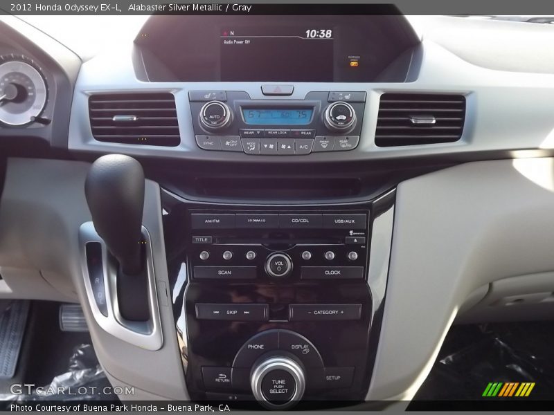 Alabaster Silver Metallic / Gray 2012 Honda Odyssey EX-L
