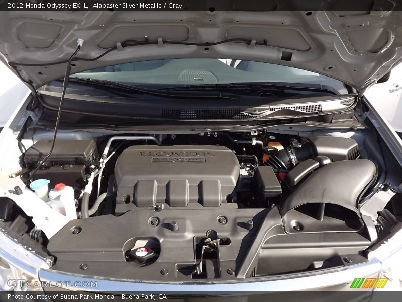 Alabaster Silver Metallic / Gray 2012 Honda Odyssey EX-L