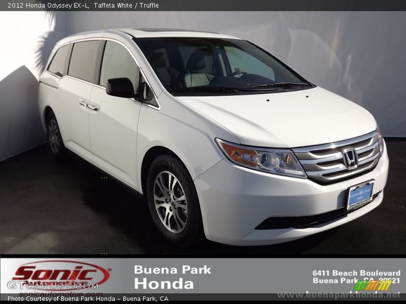 Taffeta White / Truffle 2012 Honda Odyssey EX-L