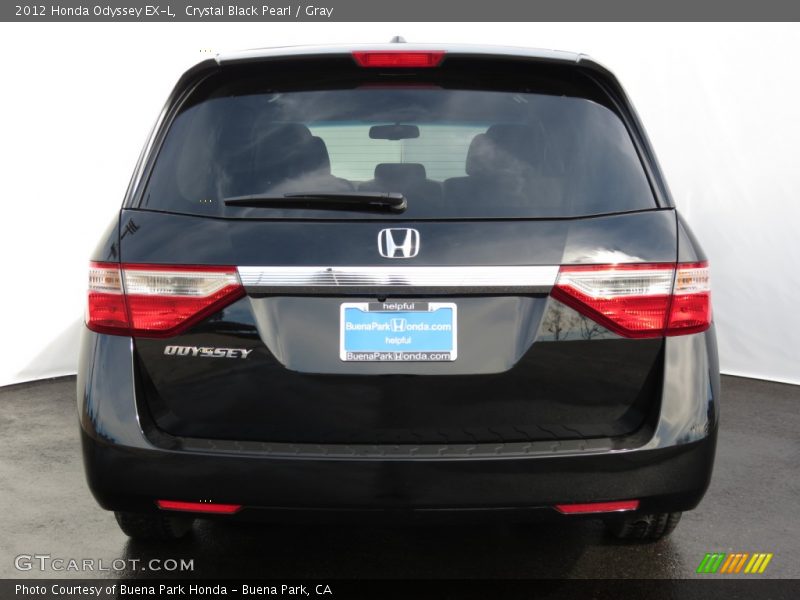 Crystal Black Pearl / Gray 2012 Honda Odyssey EX-L