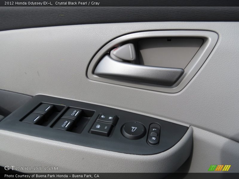 Crystal Black Pearl / Gray 2012 Honda Odyssey EX-L