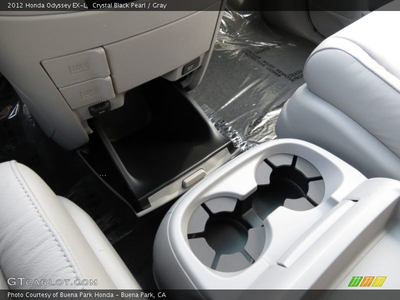 Crystal Black Pearl / Gray 2012 Honda Odyssey EX-L