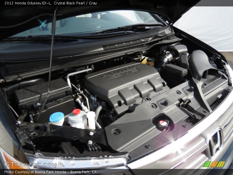 Crystal Black Pearl / Gray 2012 Honda Odyssey EX-L