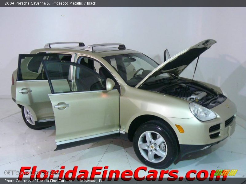 Prosecco Metallic / Black 2004 Porsche Cayenne S