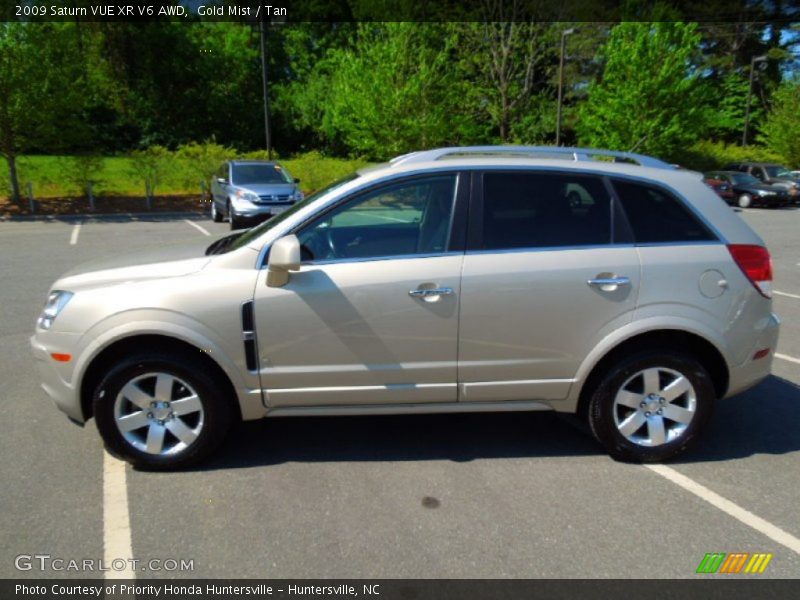 Gold Mist / Tan 2009 Saturn VUE XR V6 AWD