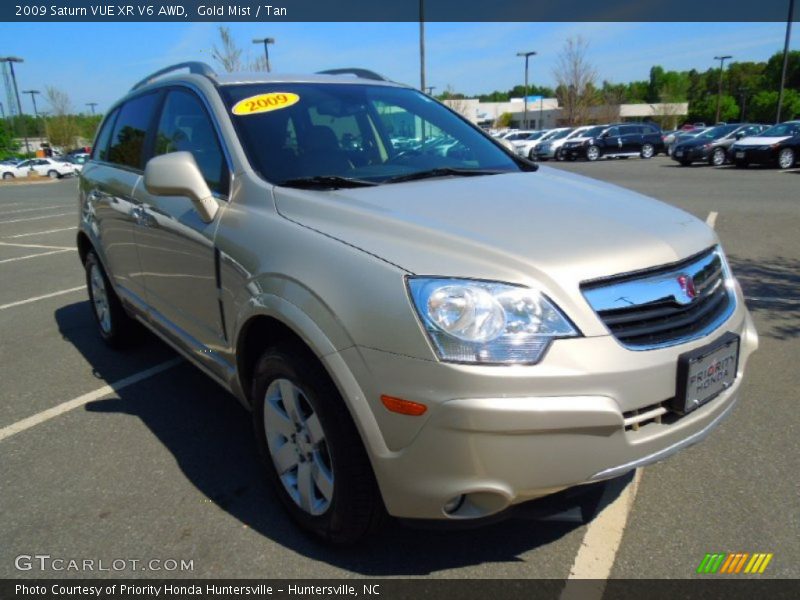 Gold Mist / Tan 2009 Saturn VUE XR V6 AWD