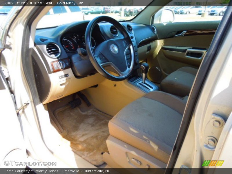 Gold Mist / Tan 2009 Saturn VUE XR V6 AWD