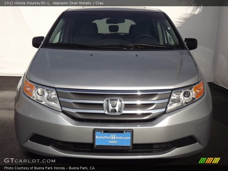 Alabaster Silver Metallic / Gray 2012 Honda Odyssey EX-L