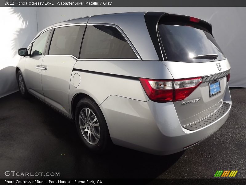 Alabaster Silver Metallic / Gray 2012 Honda Odyssey EX-L