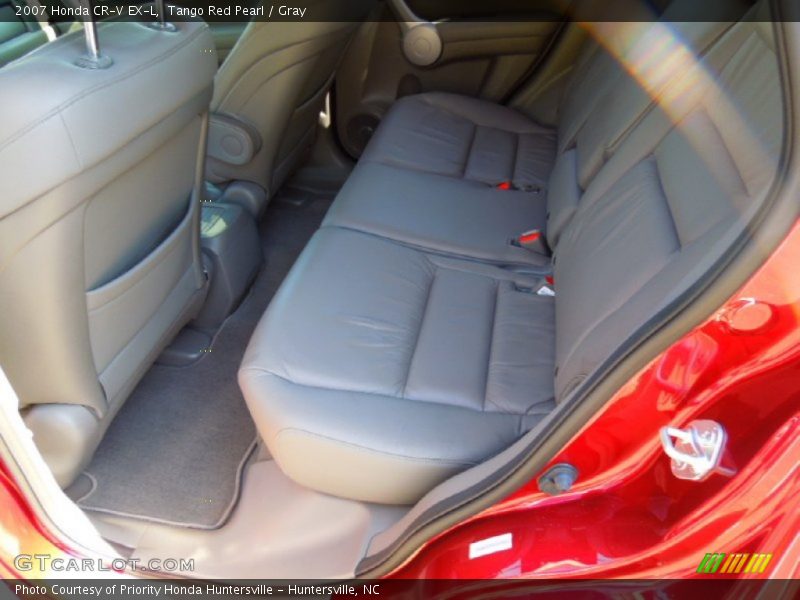 Tango Red Pearl / Gray 2007 Honda CR-V EX-L